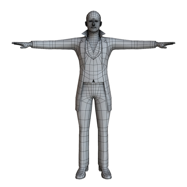 formal male 01 3d model - Formal Male 01 by ignisfatuus